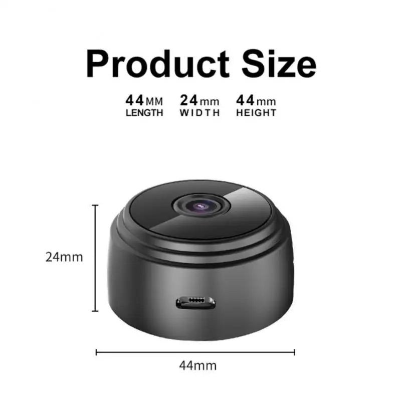 (F103) New,Mini.Wifi.Security Cam.1080P,HD,Night Vision, Remote-Voice Activated Camera.