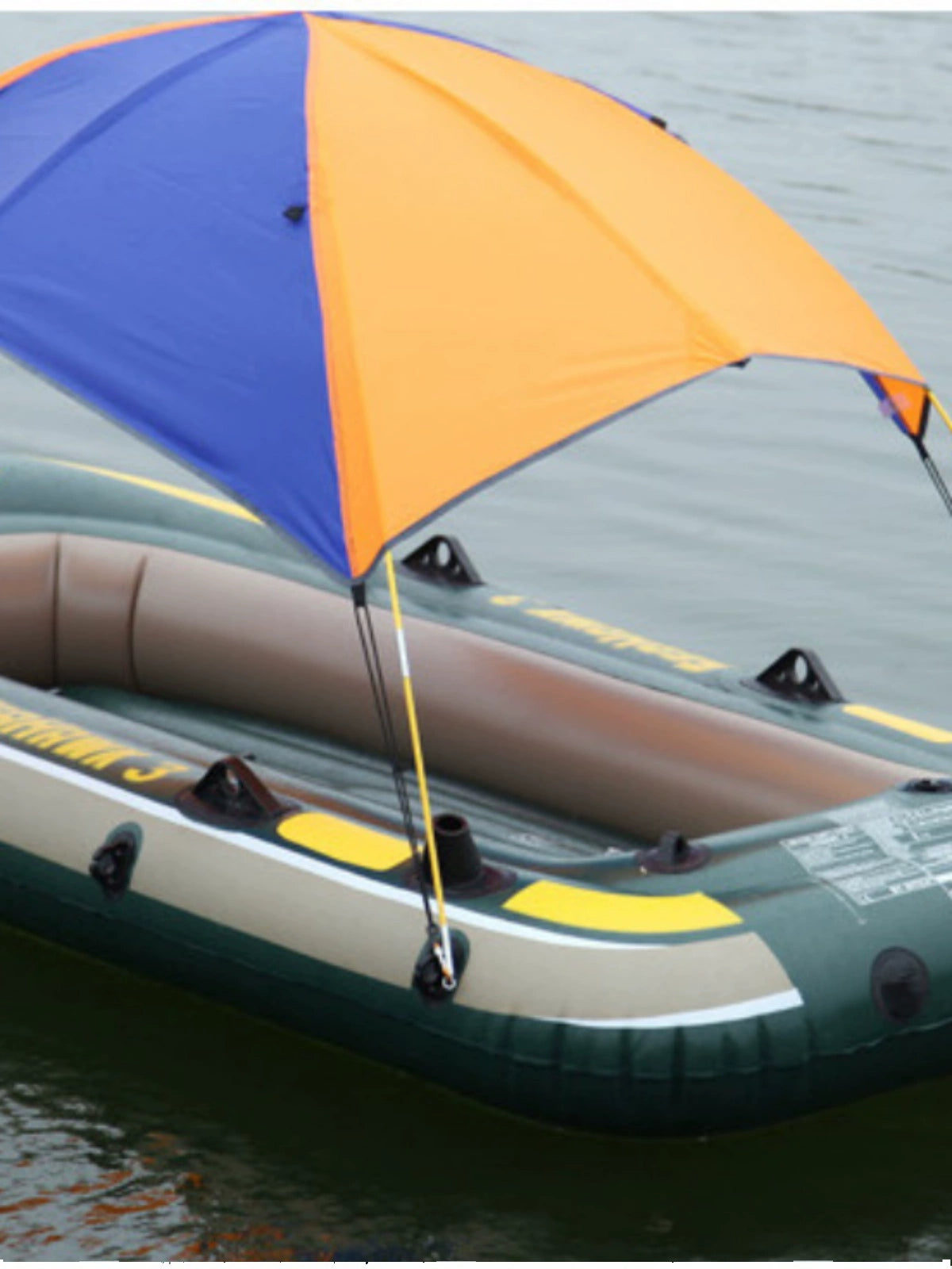 (W111) Inflatable Boat Sunshade, Portable Easy-to-Assemble Rain-Proof Boat Awnings.