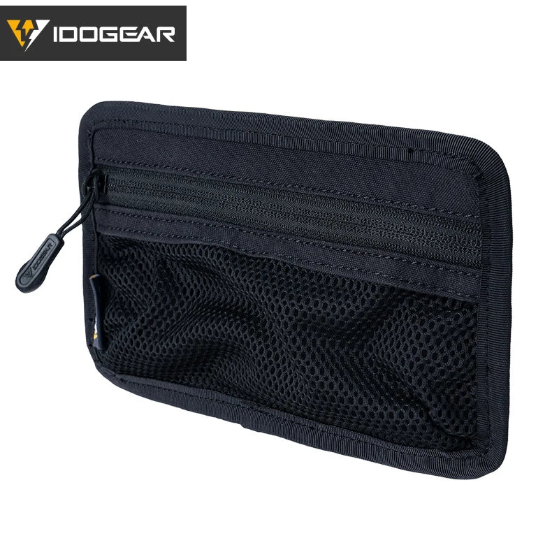 IDOGEAR Tactical Insert Zipper Pouch Double Mag Pouch for 9mm Mag Triple Mag Pouch for 556 Quad Mag Pouch  MP7 MPX UMP45