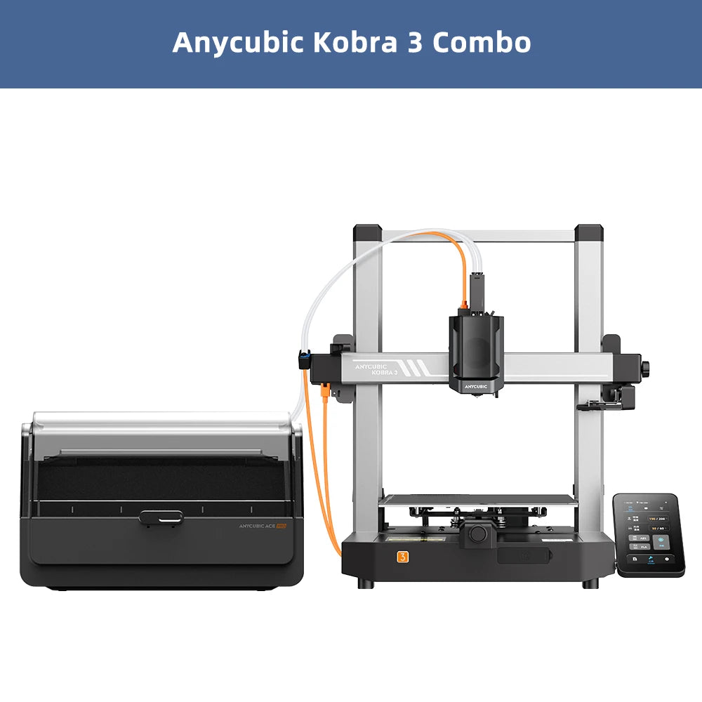 (T114) 3D Printer,ANYCUBIC,K3, Combo,FDM,Print in 4-8 Colors,Max.Speed:600mms, Build Size:250mm-260mm.