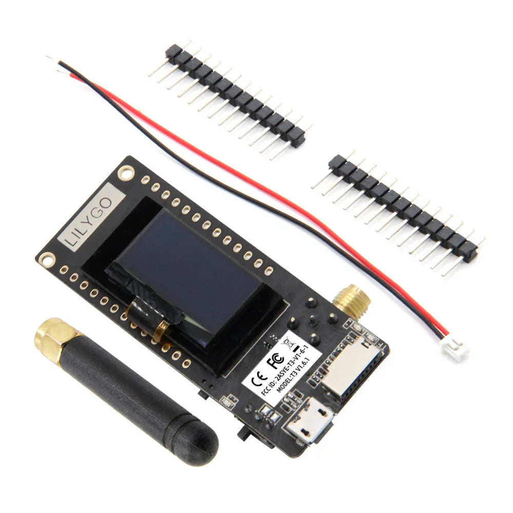 (Z138) LILYGO® TTGO LoRa32 V2.1_1.6 Version 433/868/915Mhz ESP32 LoRa OLED 0.96 Inch SD Card Bluetooth WIFI Wireless Module ESP-32  SMA