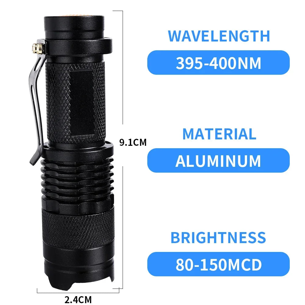 (U102) Forensic UV Flashlight.