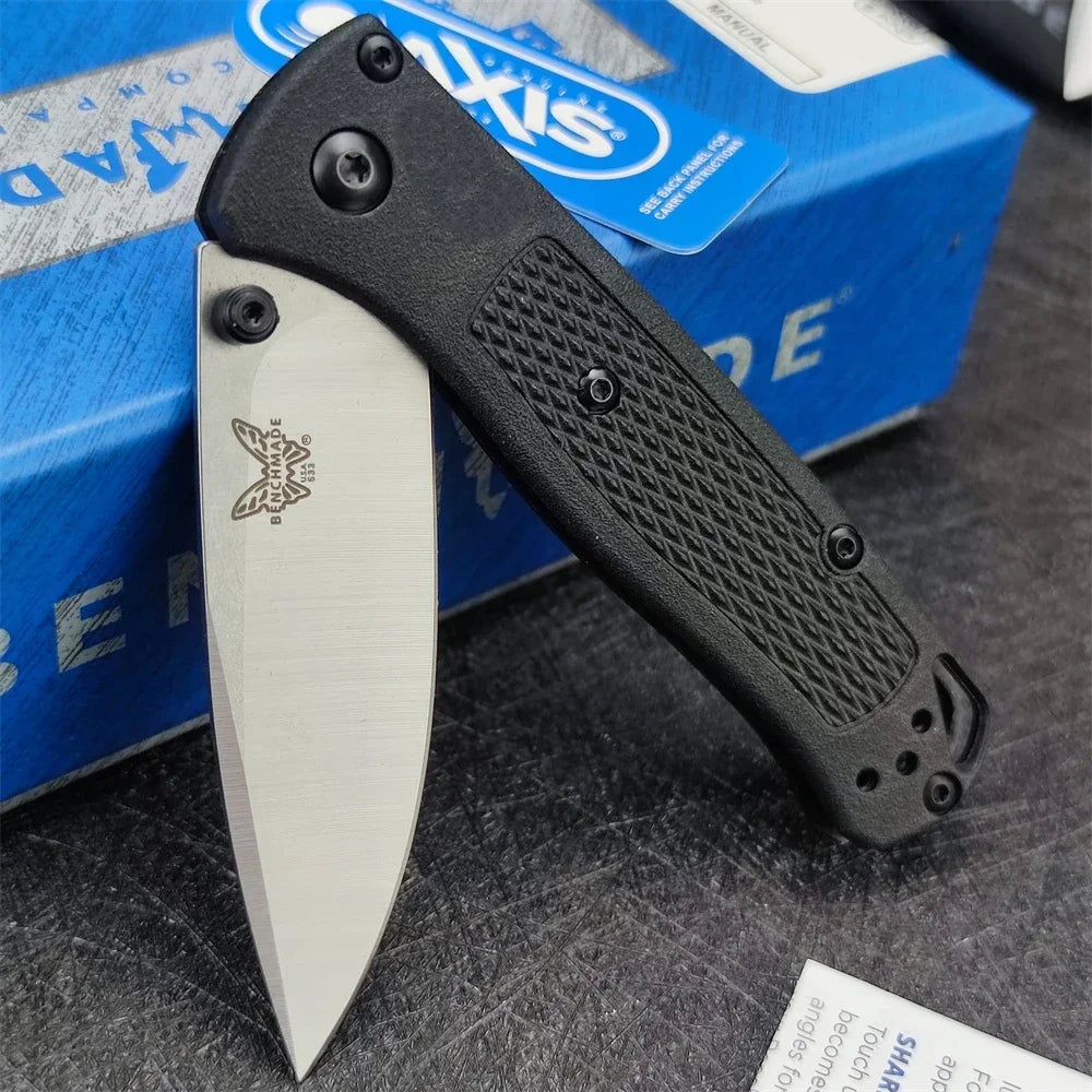 (S113) Benchmade 533, Folding Pocket Knife, S30V Steel Blade, Nylon Fiber Handle.