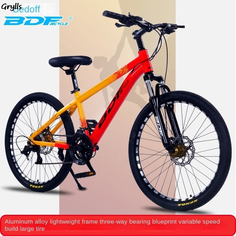 (V107) Grylls Aluminum Alloy, Cross-country Variable Speed Mountain Bike.