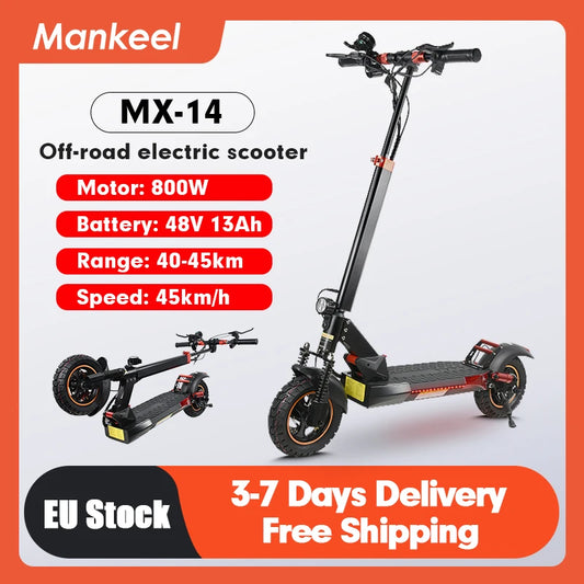 (V102) Mankeel,MX-14,Adult, Off-Road, Electric Scooter,800W, 45KM/H, Powerful.