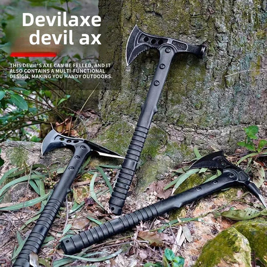 (S132) Titanium Multi-Purpose, Tactical, Fire, Rescue, Hammer, Truck-Mounted, Survival Axe.