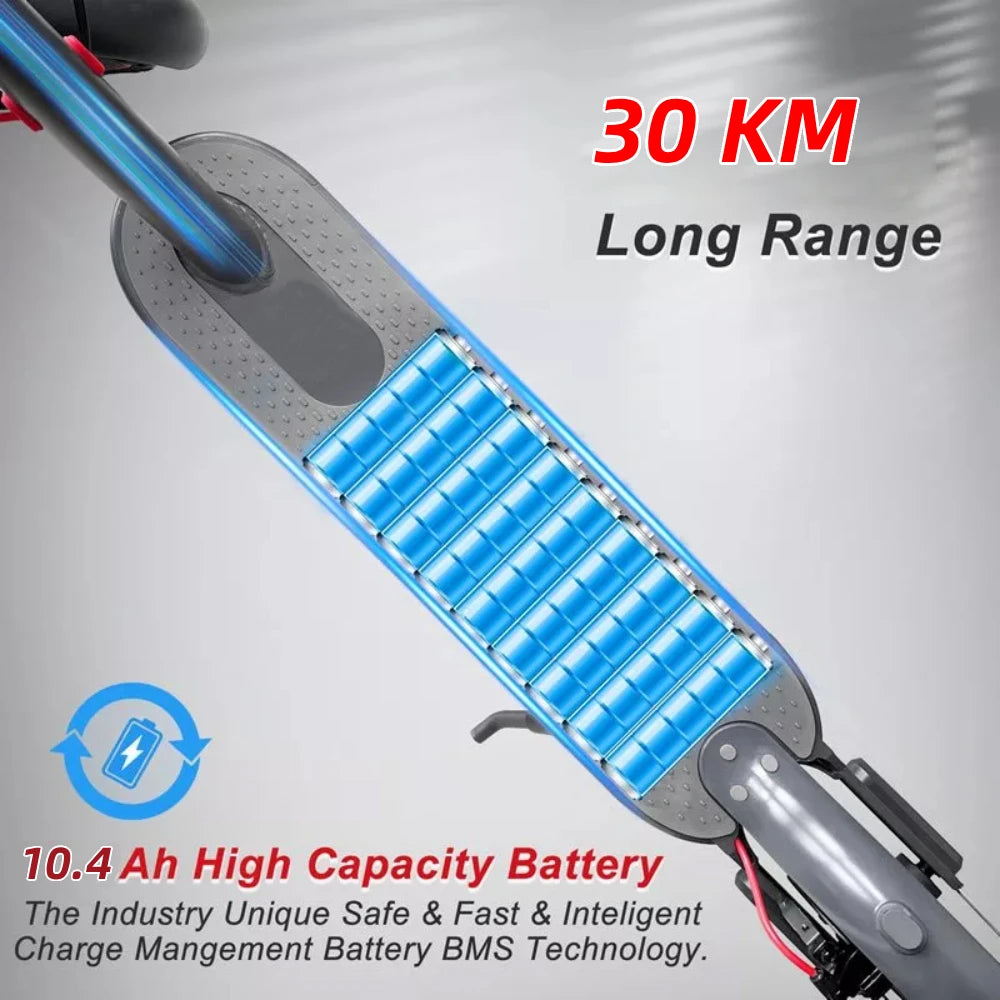 (V106) Electric Scooter 25KM/H Adult 8.5 Inches 350W 10.4Ah Foldable