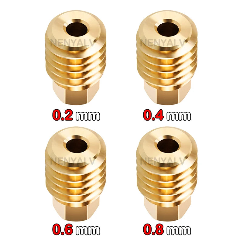 (T102) New Hotend Upgrade Kits.  For ANYCUBIC, Kobra 3 2.0, Kobra 3 Combo,Brass,Copper,Hardened Steel Nozzle.