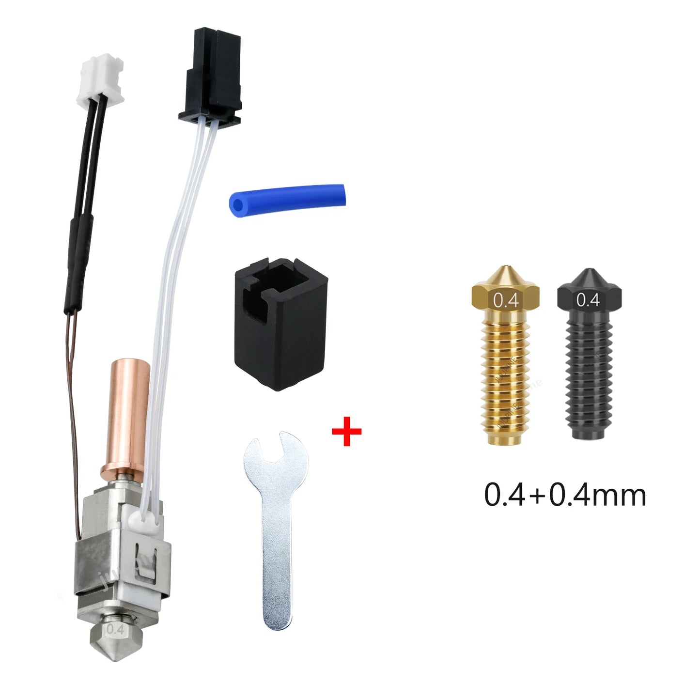 (T113) Hotend Upgrade Kits for ANYCUBIC, Kobra 2, Neo, Plus, Thermistors,  Heaters, Cartridge,0.4mm Print.