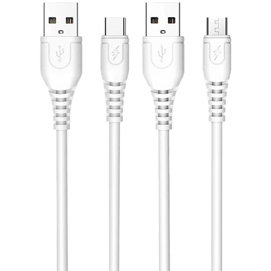 (L106) Quick Charging Cable,Male, 2A.USB to Type C Cord for Android Phones and Tablets.