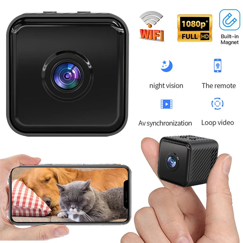 (F102) Mini.Wifi Camera, Wireless Night Vision Camera, Outdoor Sports Video Recording Device.