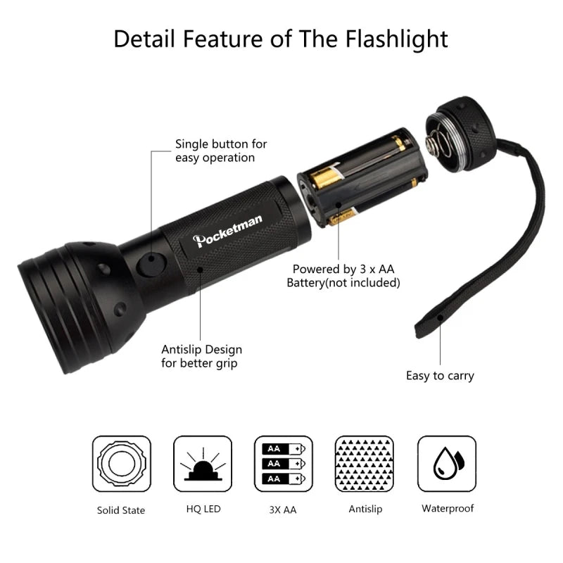 (U101) Forensic UV Flashlight.