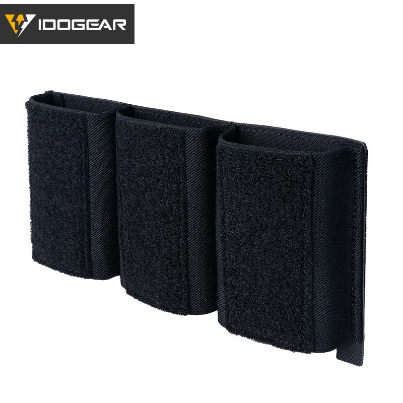 IDOGEAR Tactical Insert Zipper Pouch Double Mag Pouch for 9mm Mag Triple Mag Pouch for 556 Quad Mag Pouch  MP7 MPX UMP45