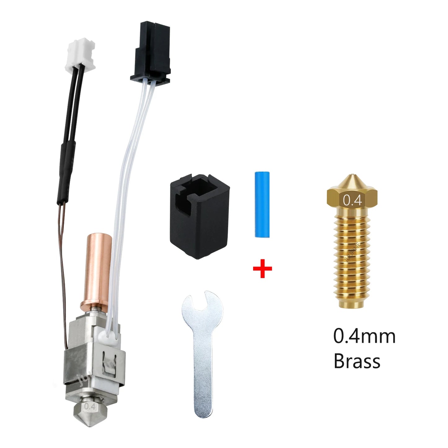 (T113) Hotend Upgrade Kits for ANYCUBIC, Kobra 2, Neo, Plus, Thermistors,  Heaters, Cartridge,0.4mm Print.