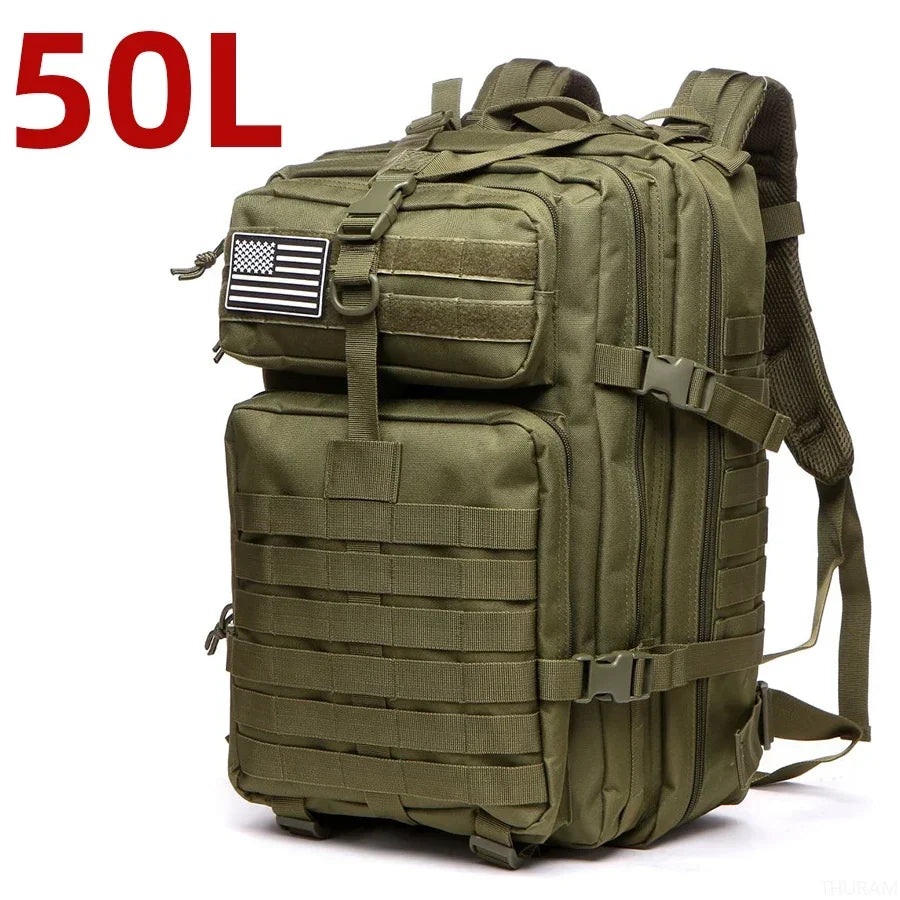 1000D Nylon Waterproof  Outdoor Rucksacks Tactical Sports Camping Hiking Trekking Fishing Hunting Bag Backpack 25L/50L