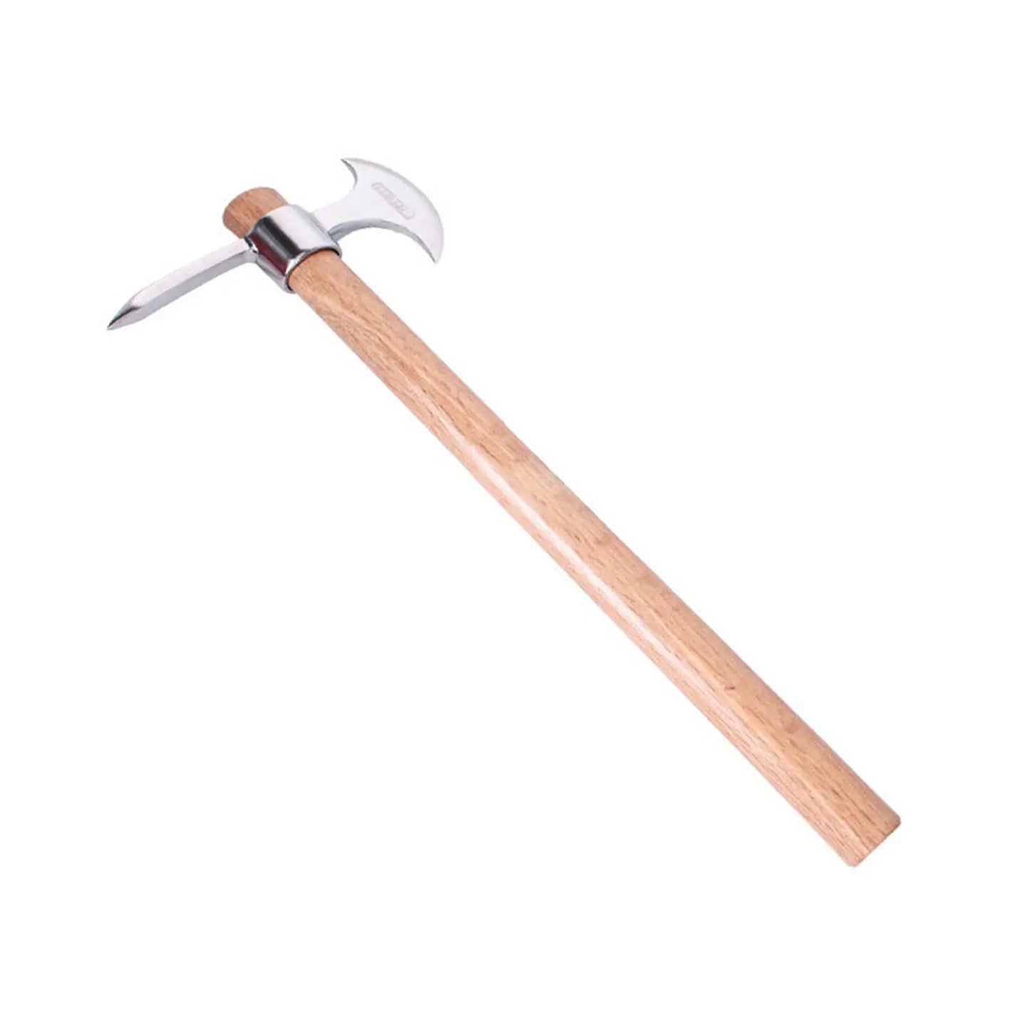 (S139) Portable Stainless Steel Head Pickaxe, Multipurpose, Heavy Duty,Hand Digging Tool.