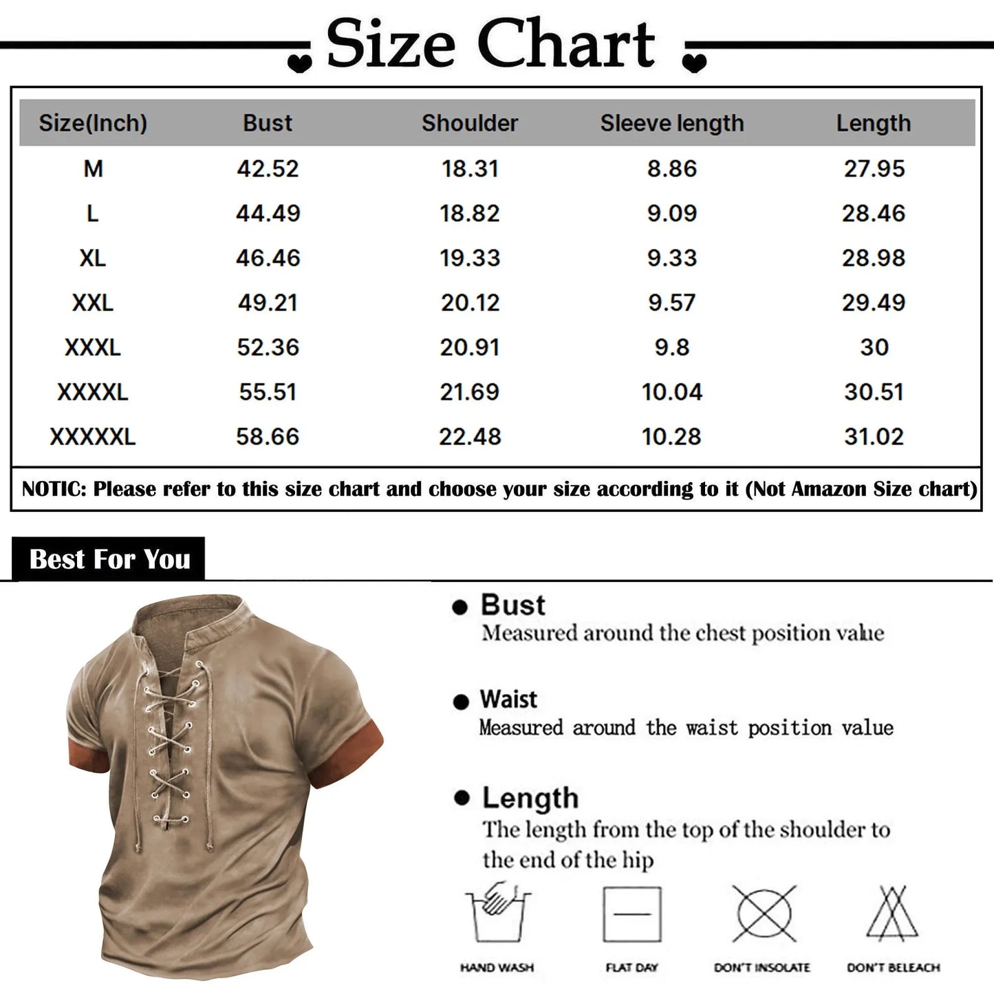 (Y106) Men's Casual,Short Sleeved,Lace-Up,Round Collar, Street-Top T-Shirts.