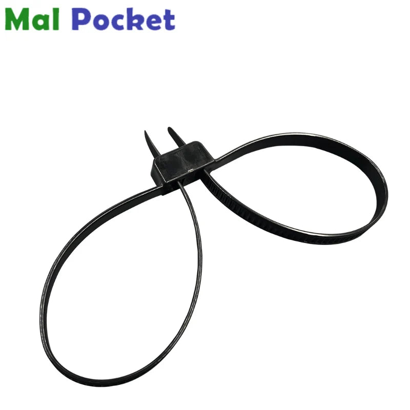 1Pcs/Lot 12mmx700mm 12x700 12*700 plastic police handcuffs Double Flex Cuff Disposable Handcuffs zip tie Nylon cable ties