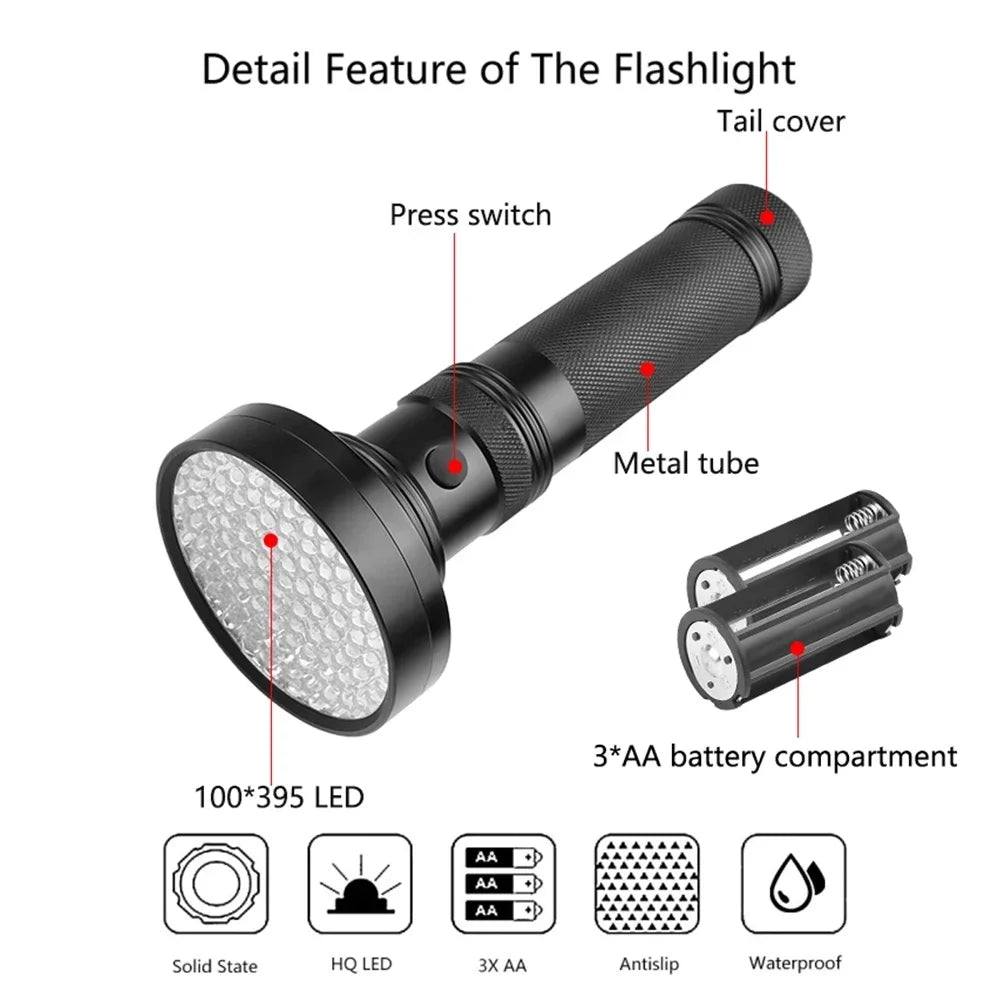 (U101) Forensic UV Flashlight.