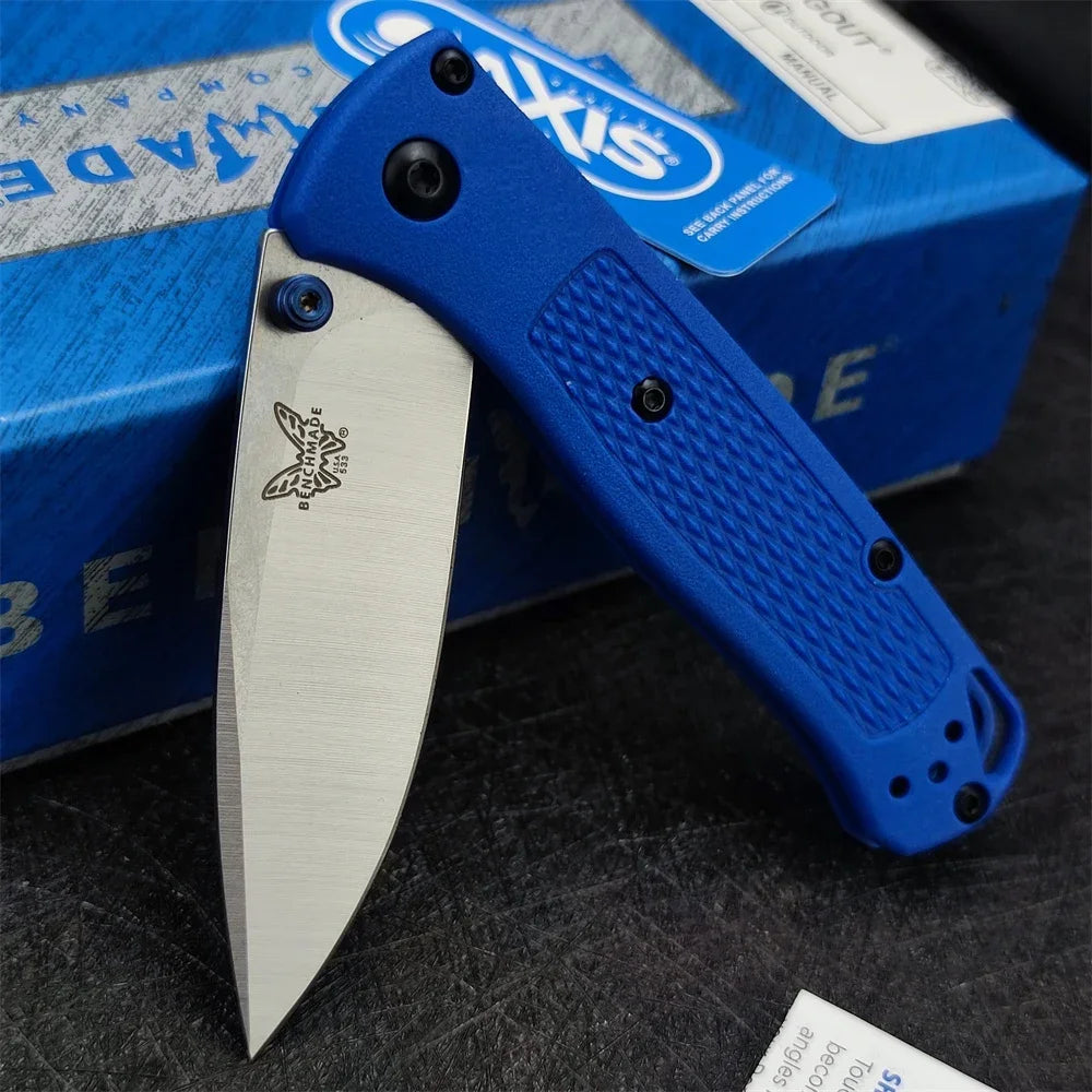 (S113) Benchmade 533, Folding Pocket Knife, S30V Steel Blade, Nylon Fiber Handle.