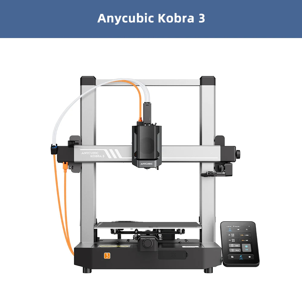 (T114) 3D Printer,ANYCUBIC,K3, Combo,FDM,Print in 4-8 Colors,Max.Speed:600mms, Build Size:250mm-260mm.