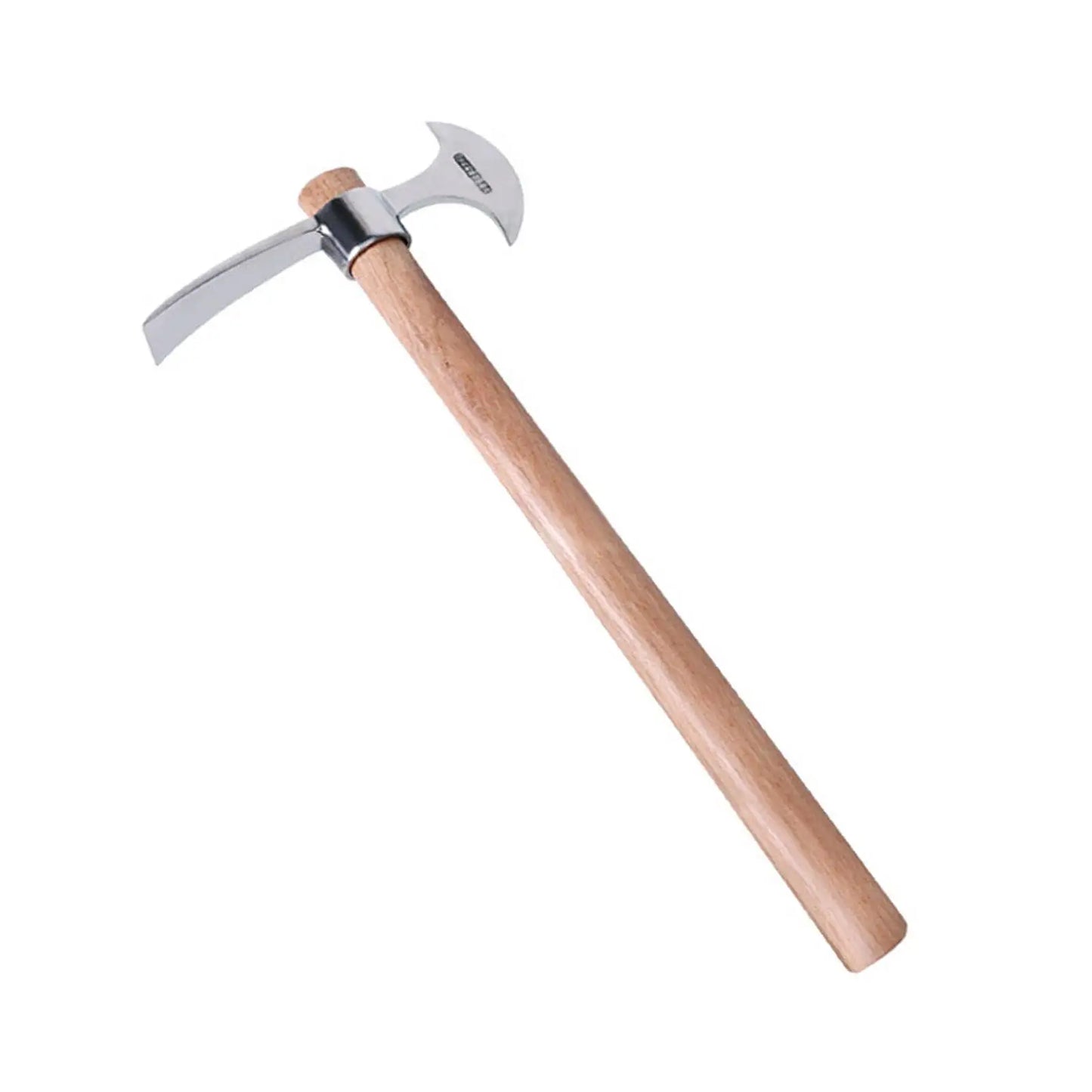 (S139) Portable Stainless Steel Head Pickaxe, Multipurpose, Heavy Duty,Hand Digging Tool.