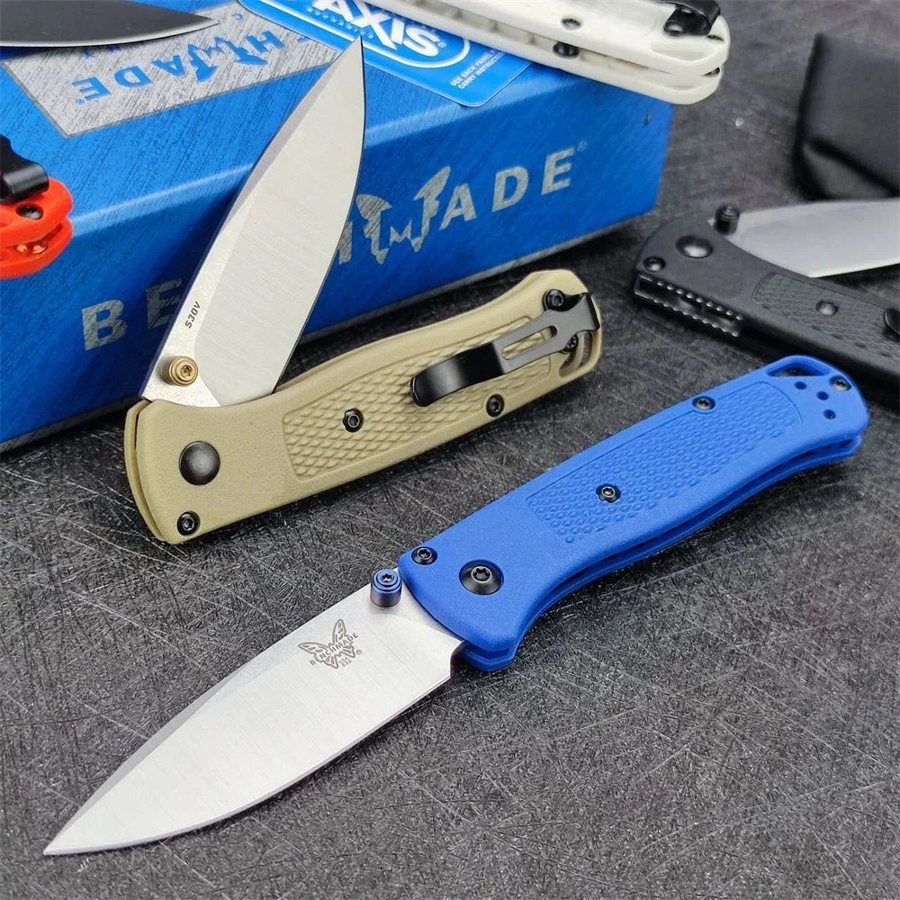 (S113) Benchmade 533, Folding Pocket Knife, S30V Steel Blade, Nylon Fiber Handle.