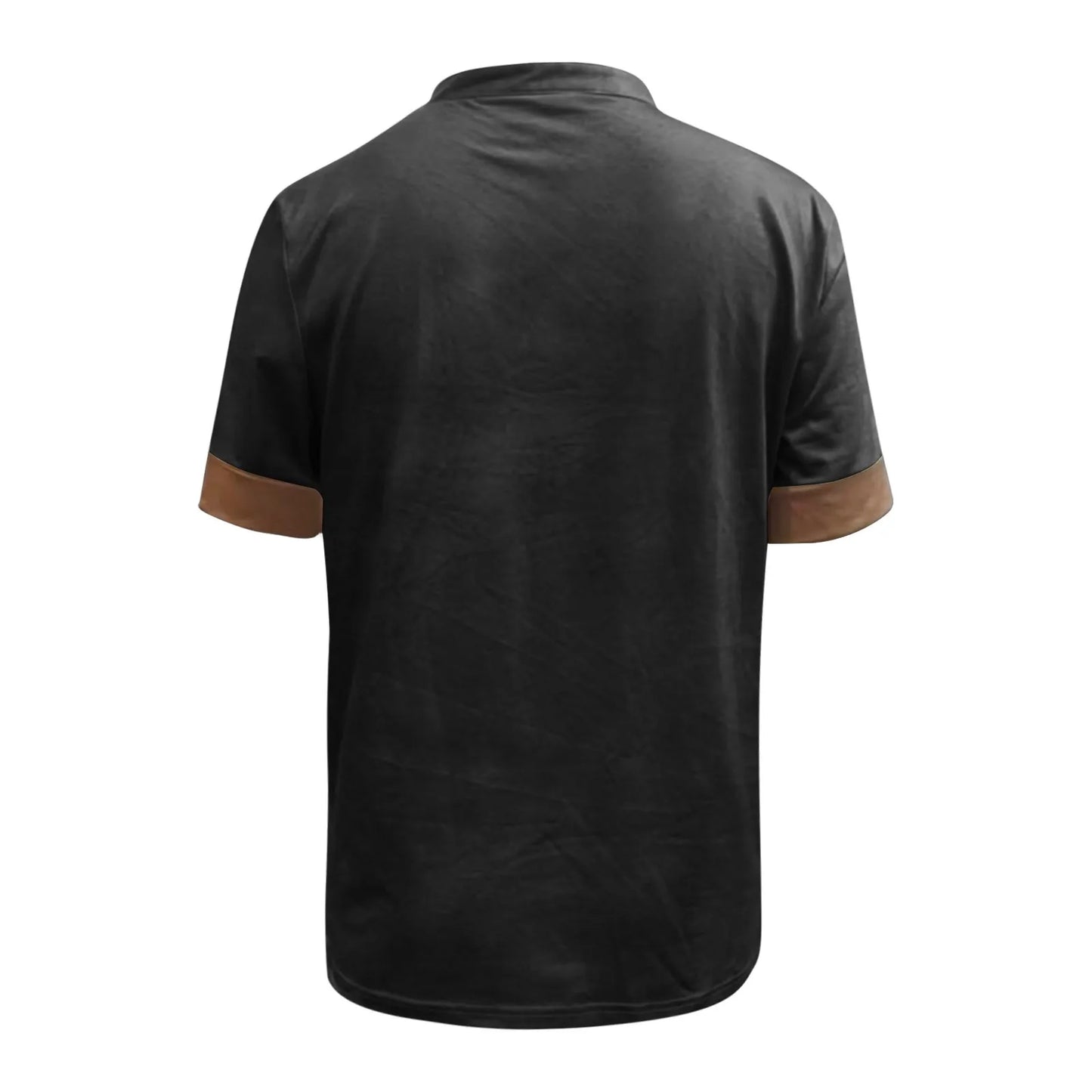 (Y106) Men's Casual,Short Sleeved,Lace-Up,Round Collar, Street-Top T-Shirts.