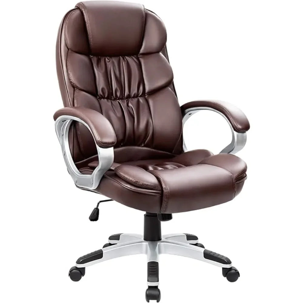 (I109) Modern Adjustable Executive High Back Office Chair,PU Leather.