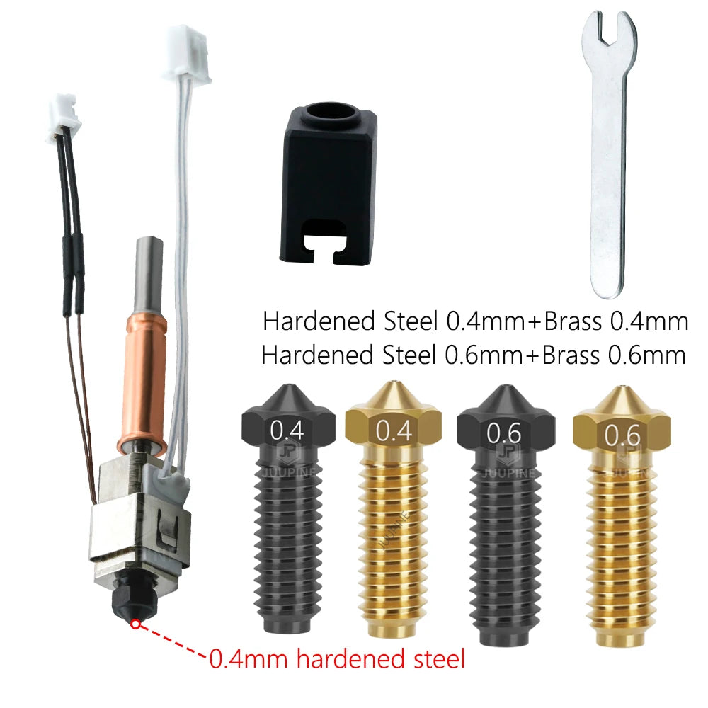 (T106) New, Ceramic Hotend Upgrade Kit For ANYCUBIC, Kobra 3,24v, 60w,Kobra 3 Combo Nozzle 3D Printer Parts.