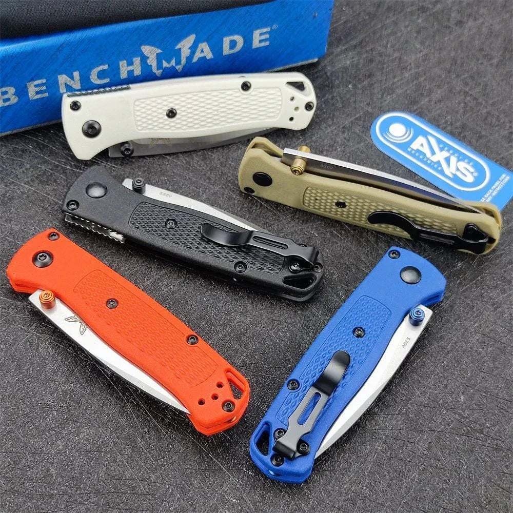 (S113) Benchmade 533, Folding Pocket Knife, S30V Steel Blade, Nylon Fiber Handle.