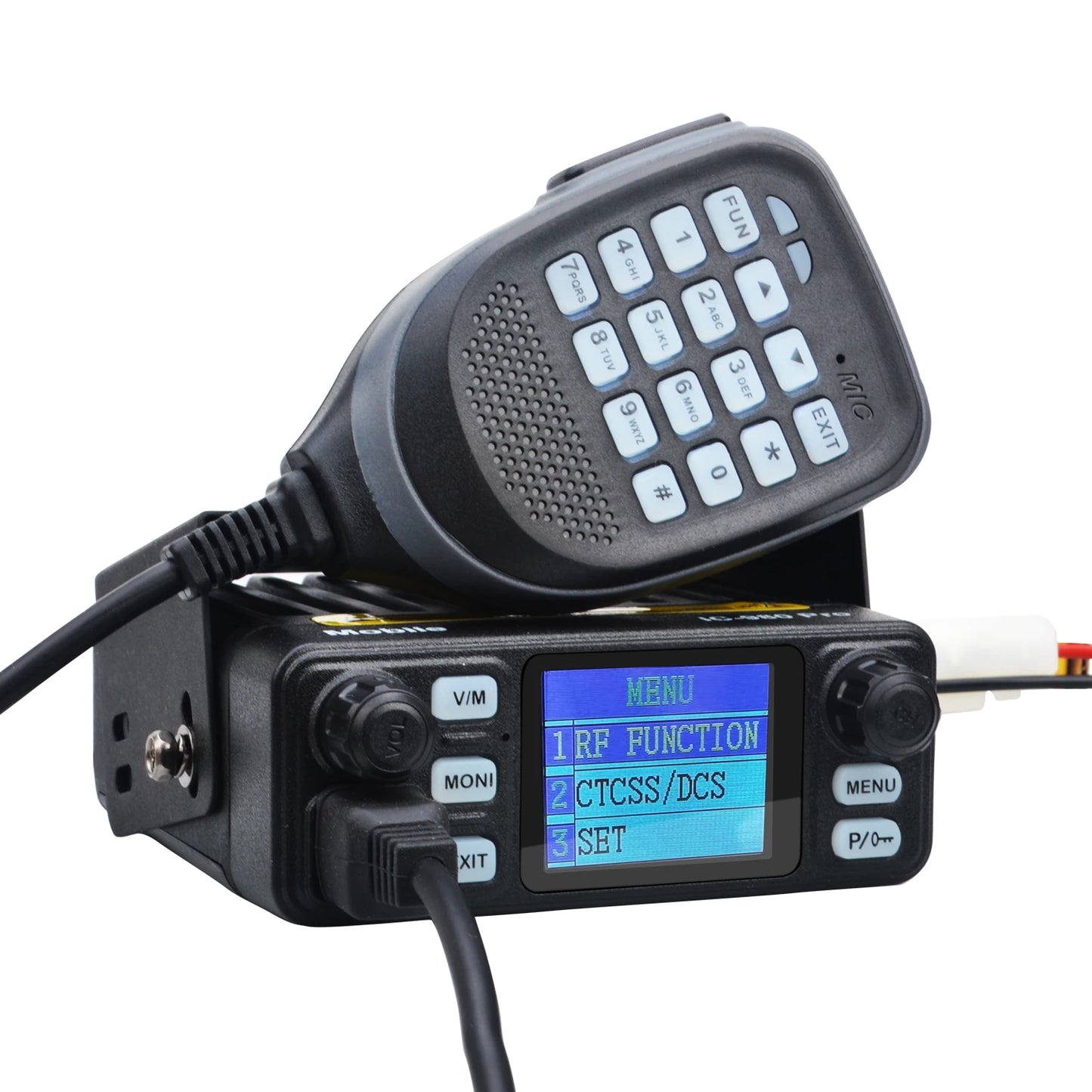 (T118) HIROYASU,Walkie Talkie IC-980 Pro,UHF/VHF Dual Band,25W,    AI Noise Reduction With FM Scrambler.