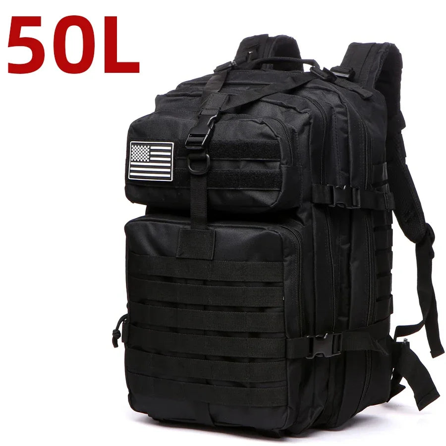 1000D Nylon Waterproof  Outdoor Rucksacks Tactical Sports Camping Hiking Trekking Fishing Hunting Bag Backpack 25L/50L