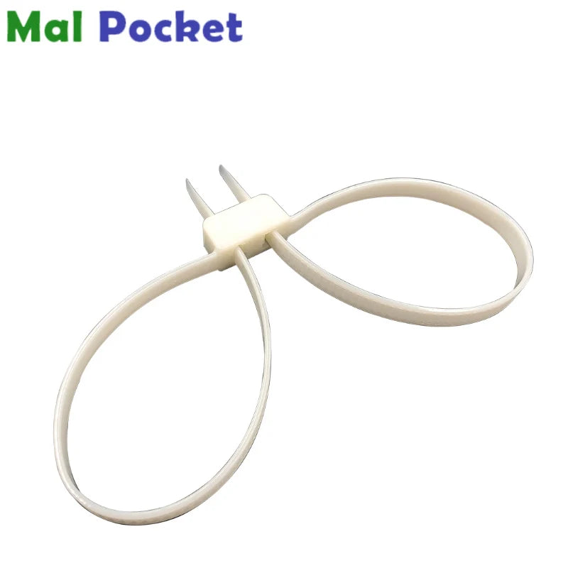 1Pcs/Lot 12mmx700mm 12x700 12*700 plastic police handcuffs Double Flex Cuff Disposable Handcuffs zip tie Nylon cable ties