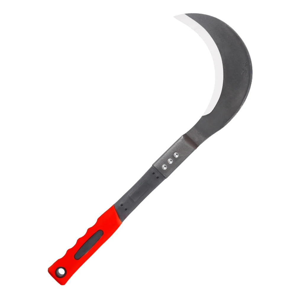 (S134) High Manganese Steel Sickle, Agricultural/Gardening Tool, Anti-slip Handle,Sharp Blade.