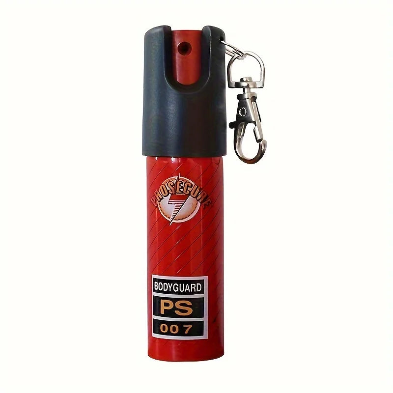 (S129) 0.68oz Cap.Outdoor Mini. Keychain Pepper Spray, Red-Suitable for Men/Women.