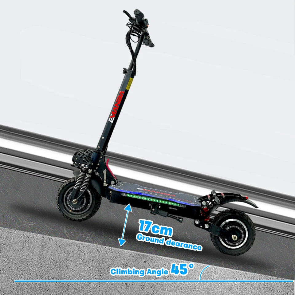 (V103) 48V, 2400W, Adult, Dual Motor, Electric scooter, 55km/h.