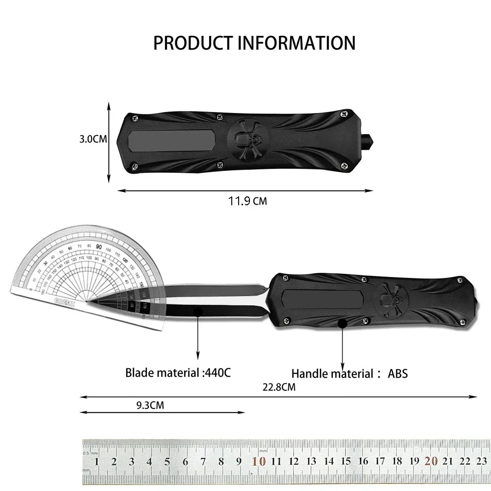 (D149) NEW BM Assist Tactical Pocket Knife 440C Blade ABS Handle Outdoor EDC Hunting Camping Hiking Knives Survival Tools with Clip