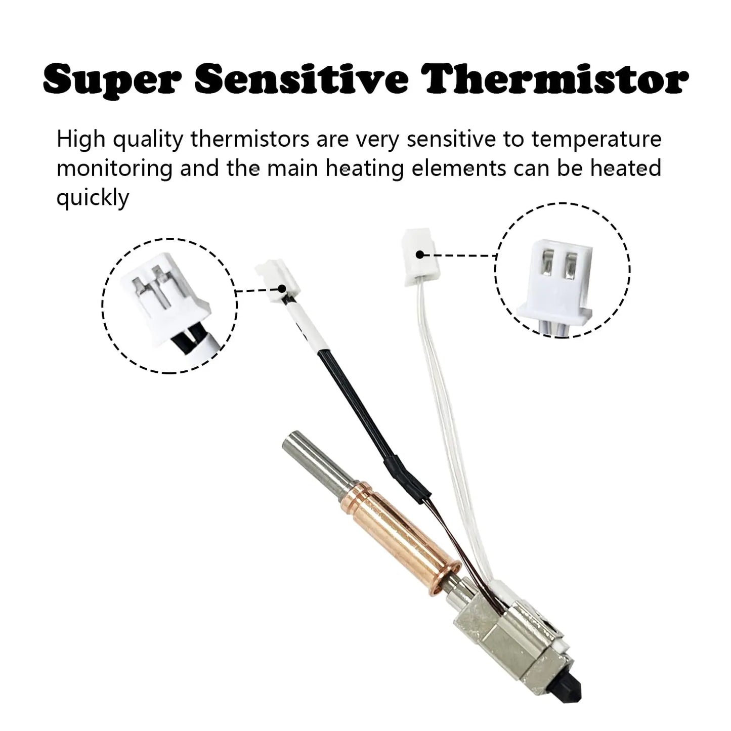 (T104) New,Hotend Upgrade for Kobra 3,Combo 3D Printers,24V,60W,Ceramic Heating,0.4mm.