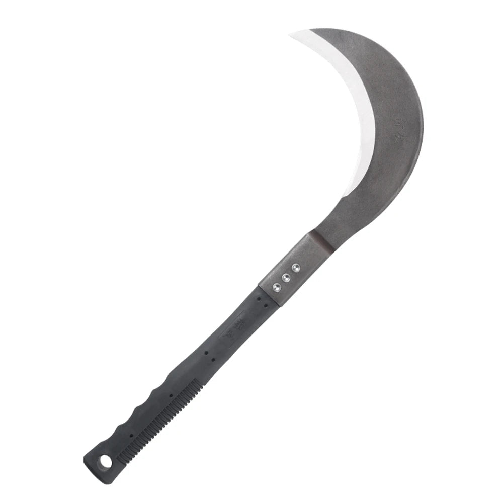 (S134) High Manganese Steel Sickle, Agricultural/Gardening Tool, Anti-slip Handle,Sharp Blade.